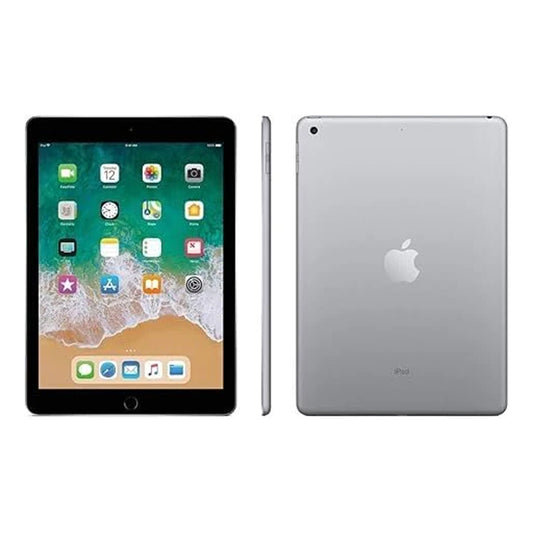 Apple iPad (6th Gen) – 9.7" Retina Display, A10 Fusion Chip, 32GB, Wi-Fi, 8MP Rear & 1.2MP Front Camera, All-Day Battery Life – Space Gray (Renewed)